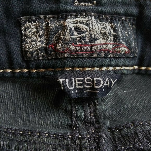 Silver Jeans Tuesday Low Capri Super Stretch - Picture 3 of 7